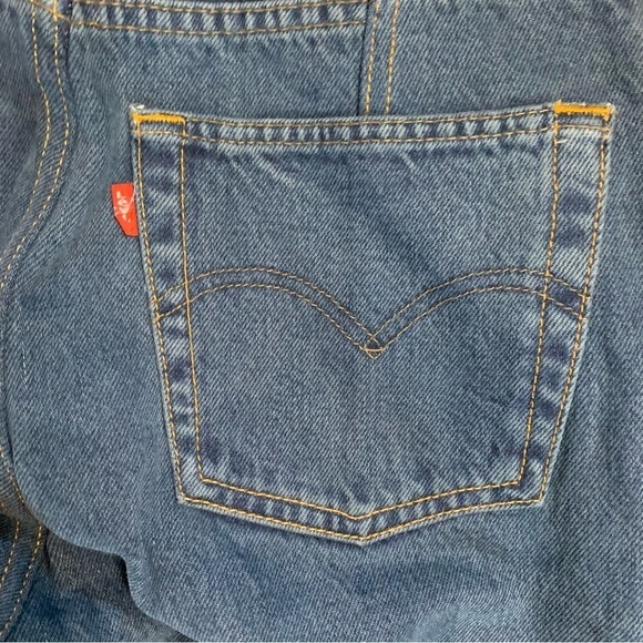 RE/DONE Levi’s Button Fly Tinted Steel Blue 90’s Jeans New With Tags - Picture 6 of 16